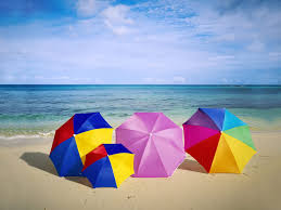 Summer Beach Umbrellas