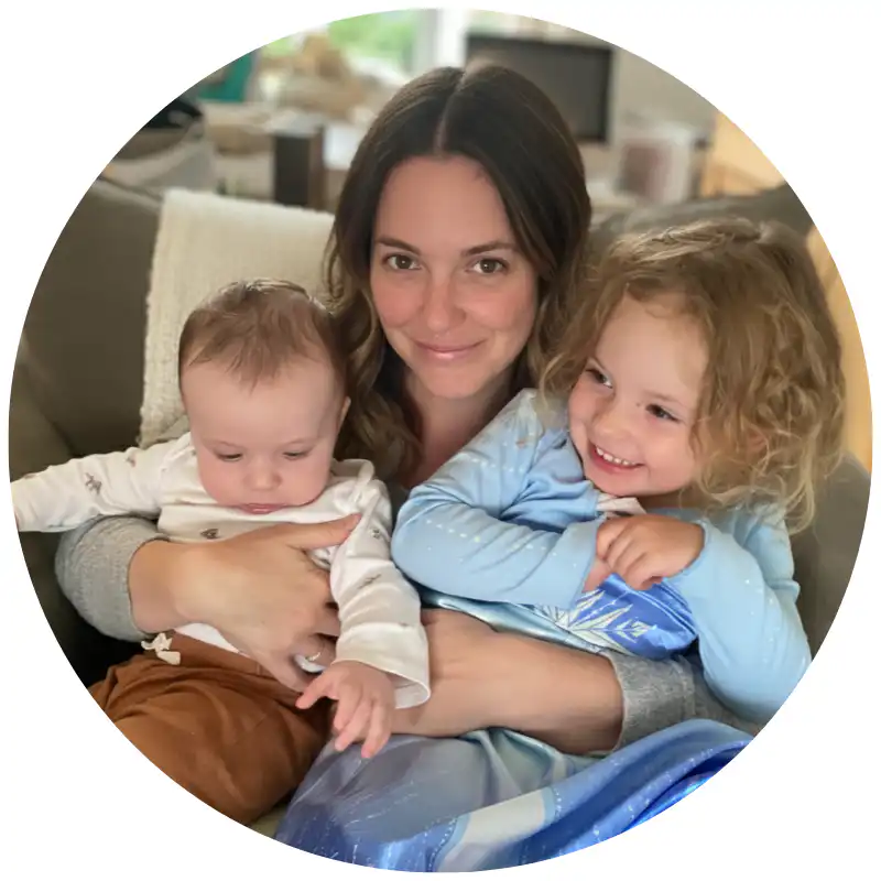 Mom with kids